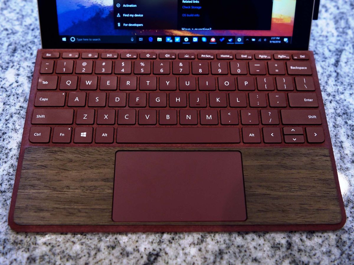 Surface Go Toast wood cover