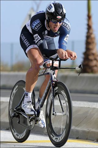 Alex Rasmussen wins stage, Tour of Andalusia 2010, stage four ITT