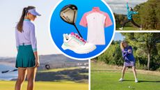 Selection of women's golf images
