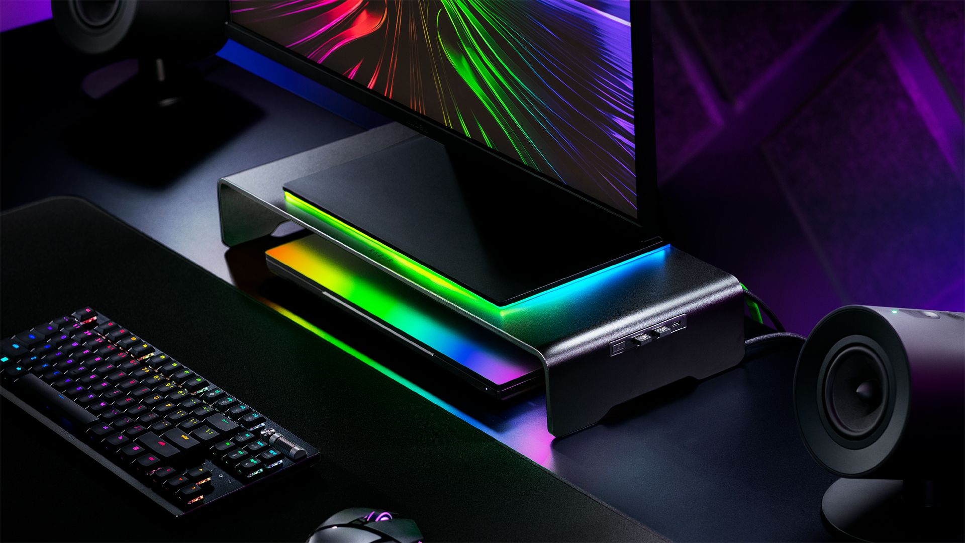 Razer's PC-adjacent CES lineup includes a monitor stand, lights