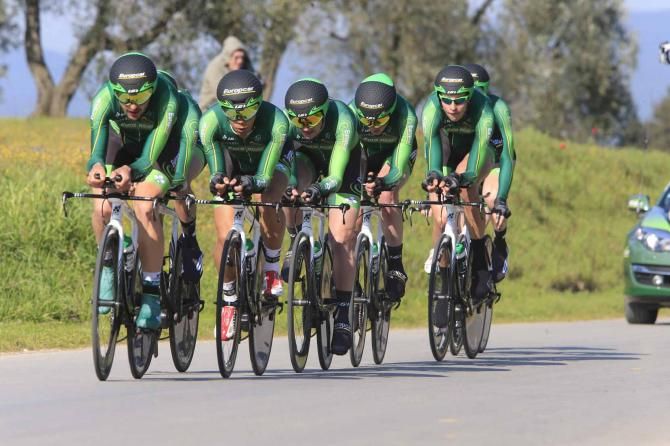 Europcar had a low-key team time trial.