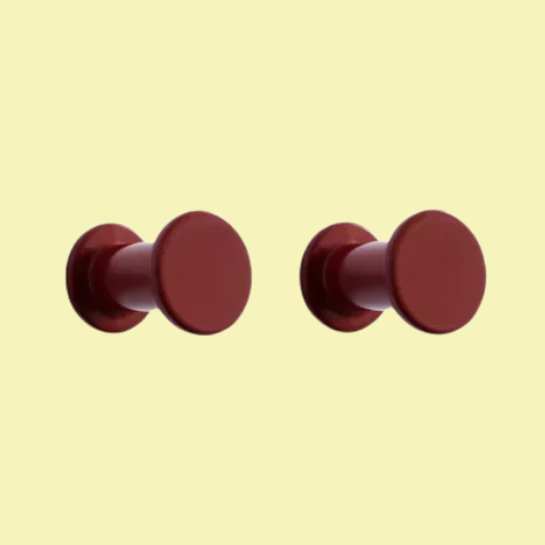 HAY, Bolt Round Powder Coated-Steel Wall Hooks Pack of Two