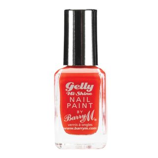 Barry M Cosmetics Gelly Hi Shine Nail Paint in shade Passion Fruit, pictured on a white background