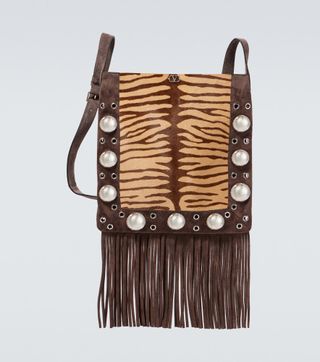 Nellcôte Fringed Calf Hair Shoulder Bag