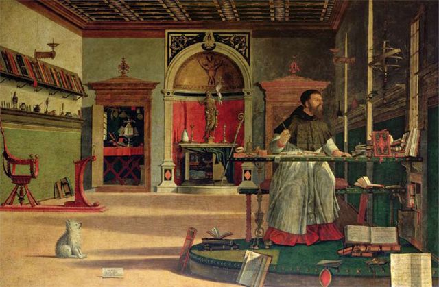 Jan Morris&#039; favourite painting, The Vision of St Augustine by Vittore Carpaccio.