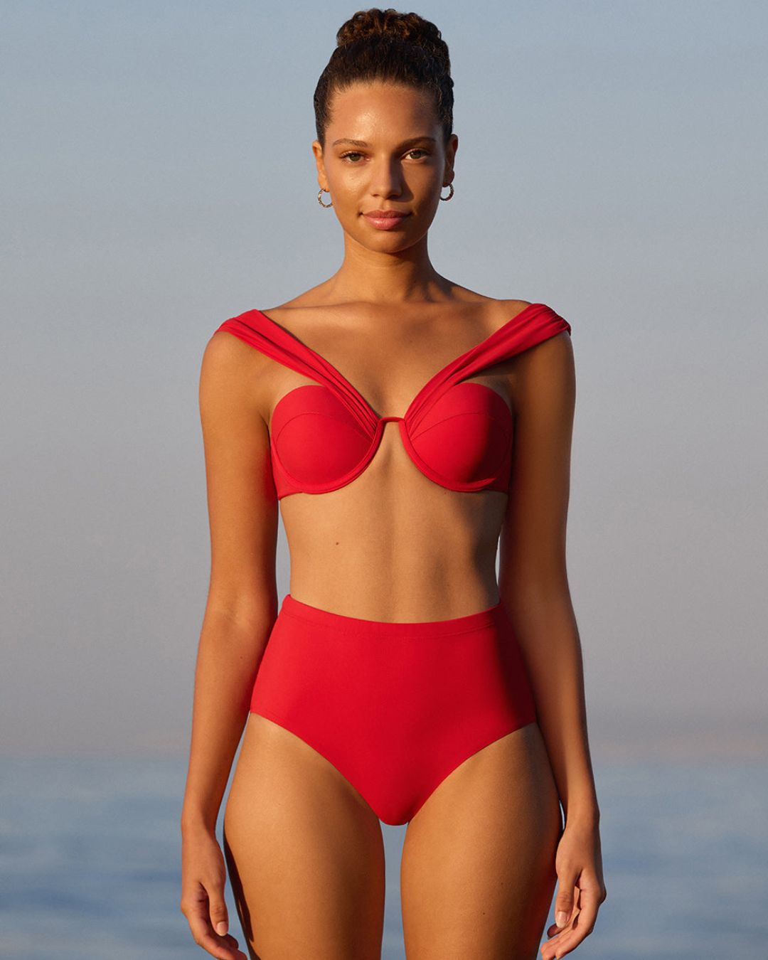 arabella london red bikini