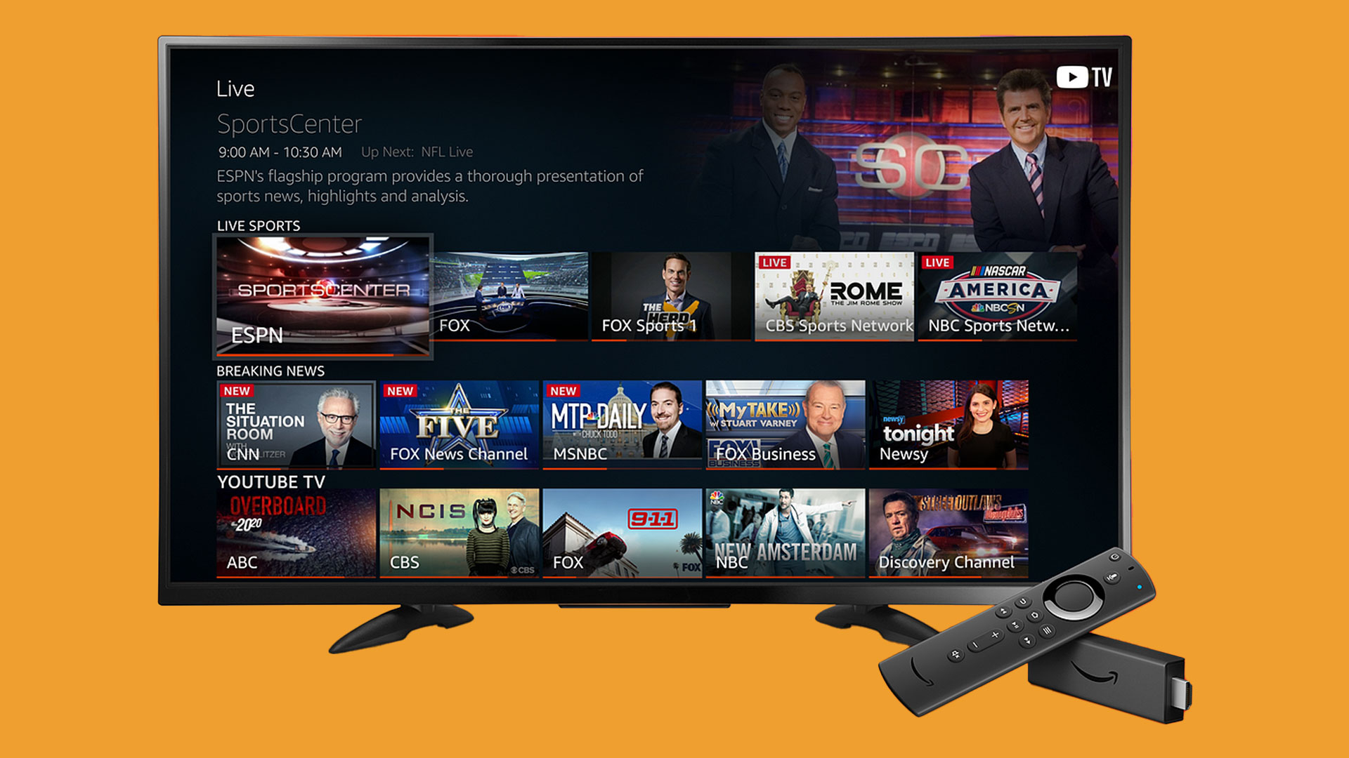 Will Launch a Free Live TV Streaming Service With 400 Content  Partners This Summer For The Fire TV