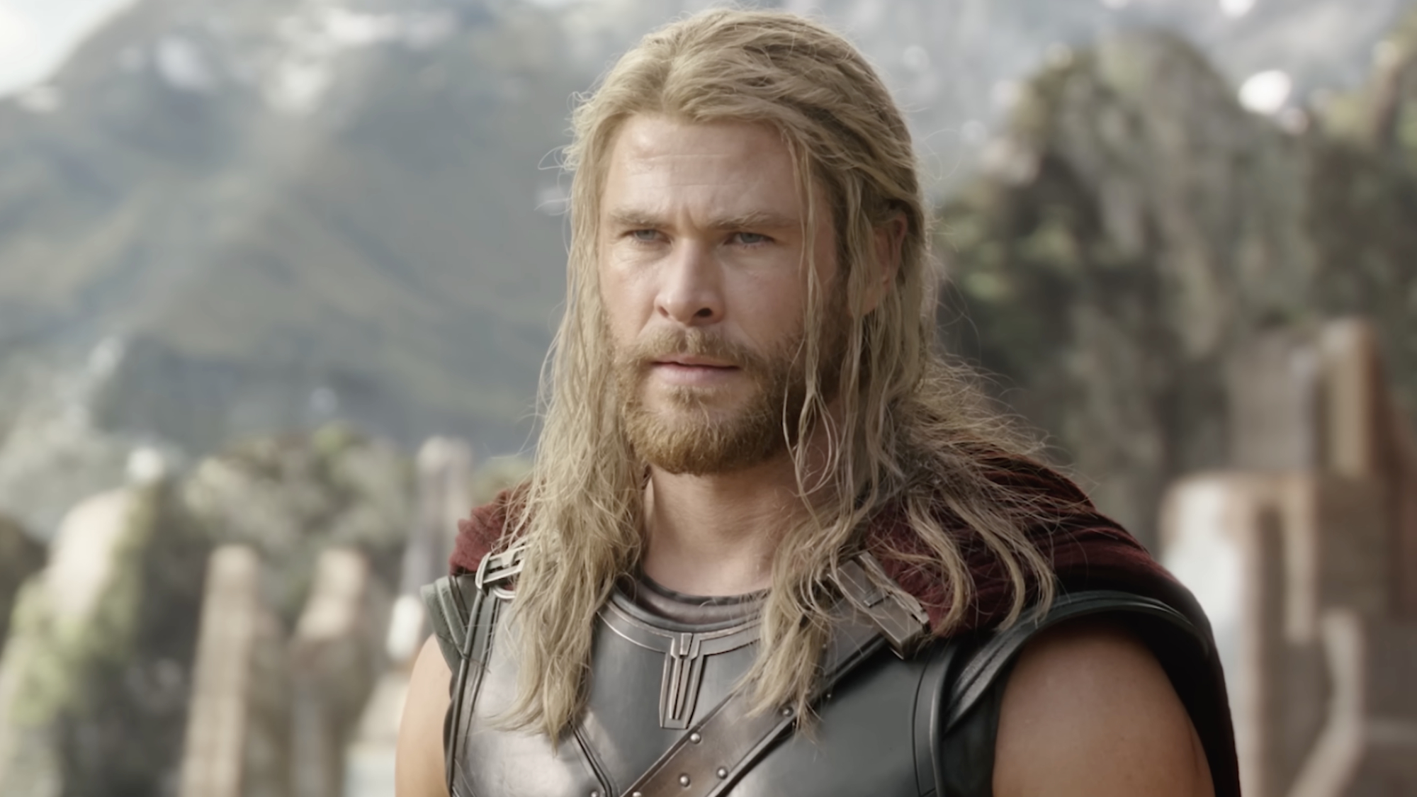 Chris Hemsworth as Thor in Thor: Ragnarok.