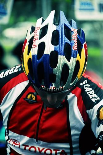 Ben Bostrom may have found La Ruta tougher than riding a Ducati superbike at 300km/h judging by this pose.