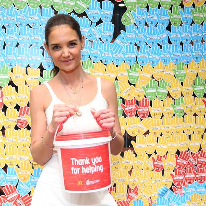 Katie Holmes Attends McHappy Day