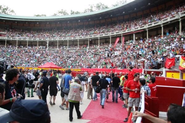 The Pamplona bull ring