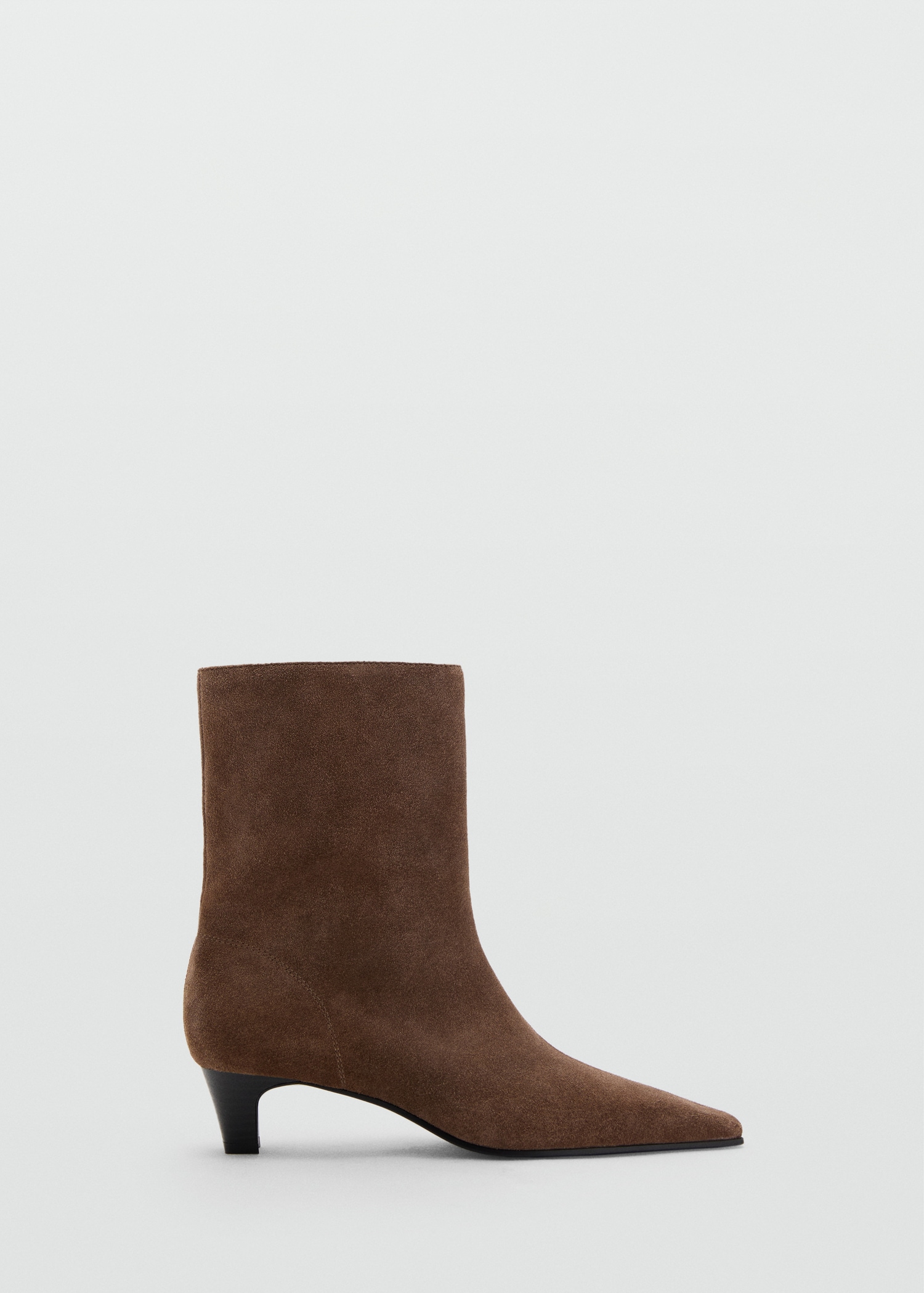 Suede Leather Ankle Boots - Women | Mango Usa