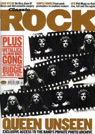 The cover of Classic Rock issue 65 featuring Queen