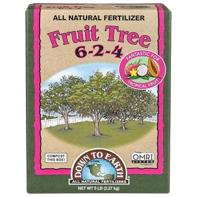 Down To Earth All Natural Fruit Tree Fertilizer