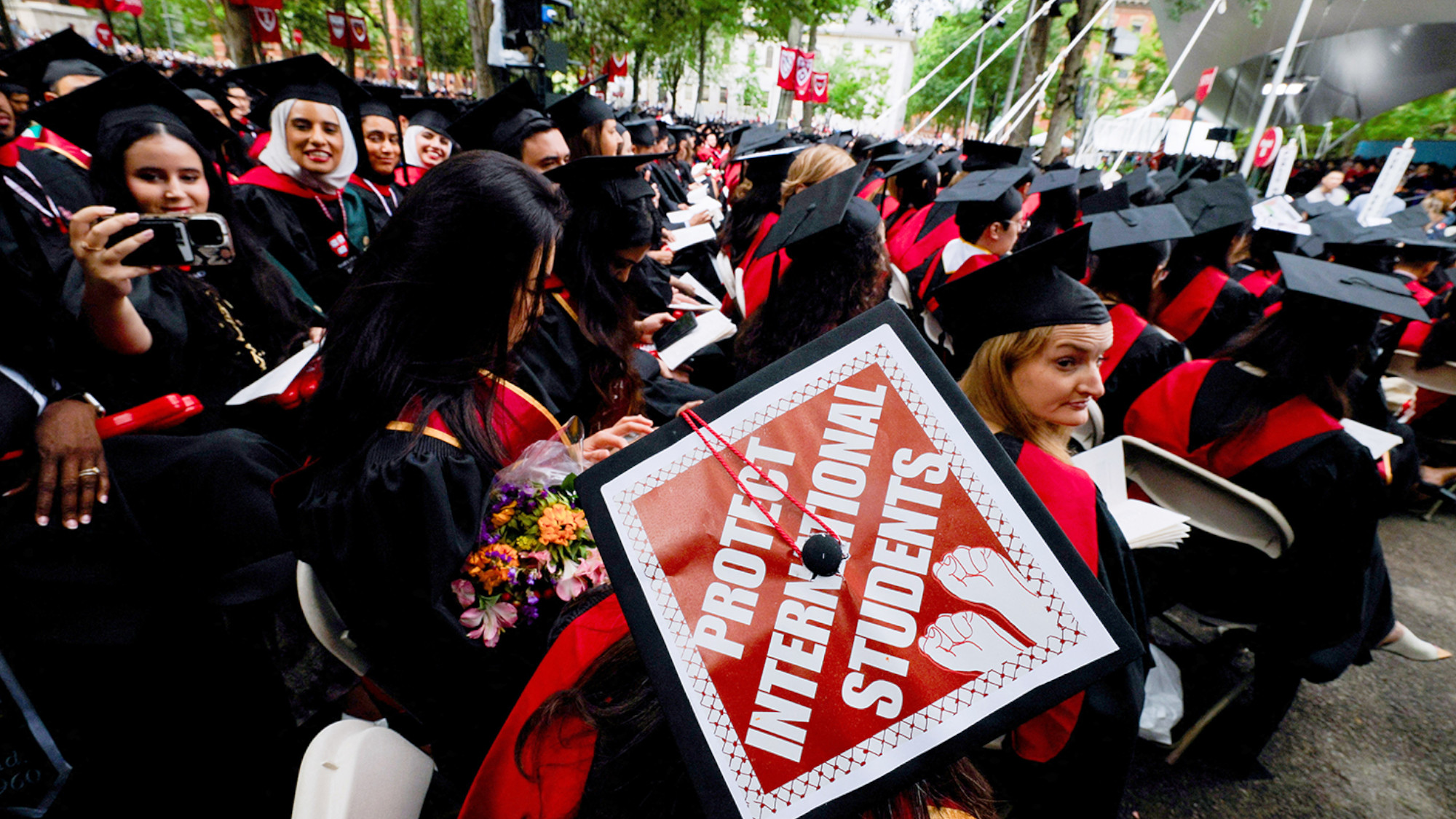 Students graduating