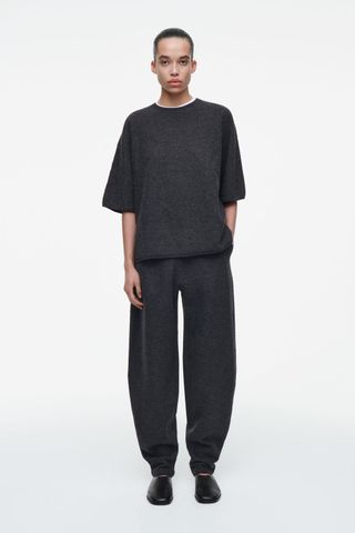 Boiled Merino Wool Trousers