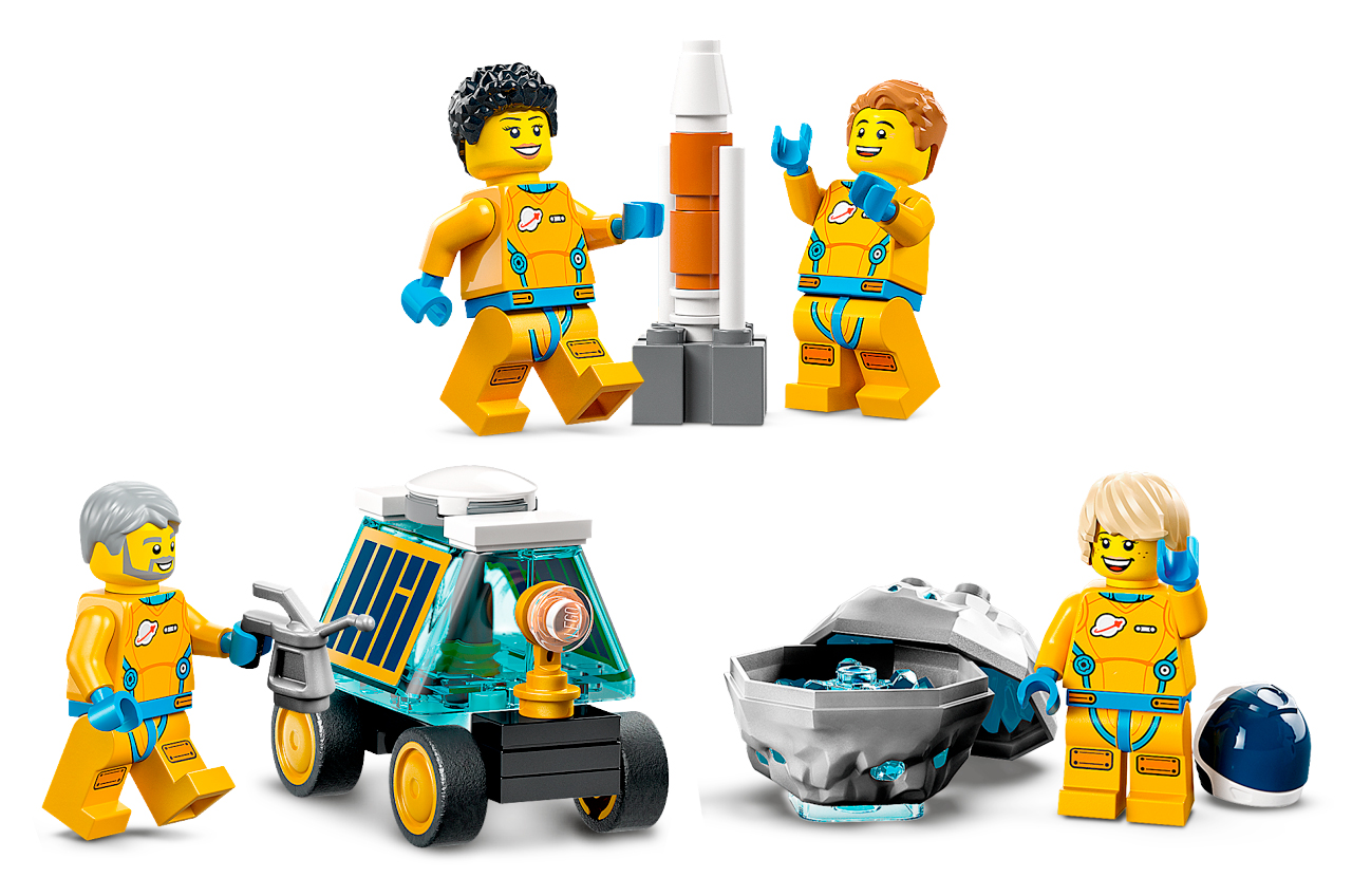 The torso and legs needed for the Artemis minifigures can be found in NASA-inspired Lego sets sold in 2022.