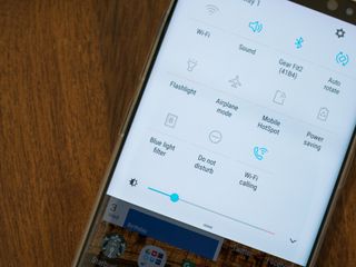 Galaxy S8 quick settings