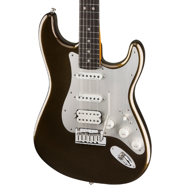 A Fender American Ultra II Stratocaster HSS electric guitar