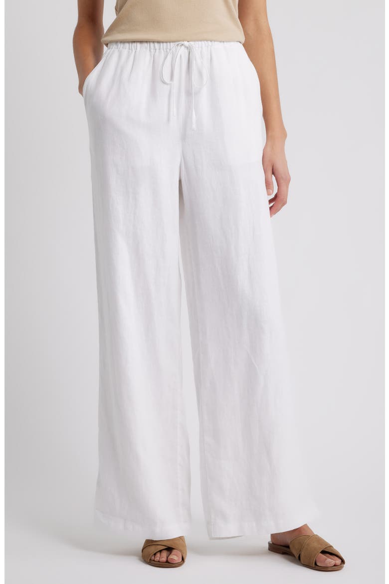Easy Wide Leg Linen Pants
