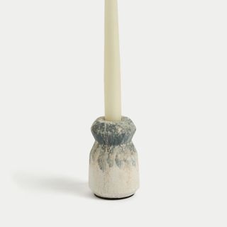 M&S X Fired Earth Candlestick