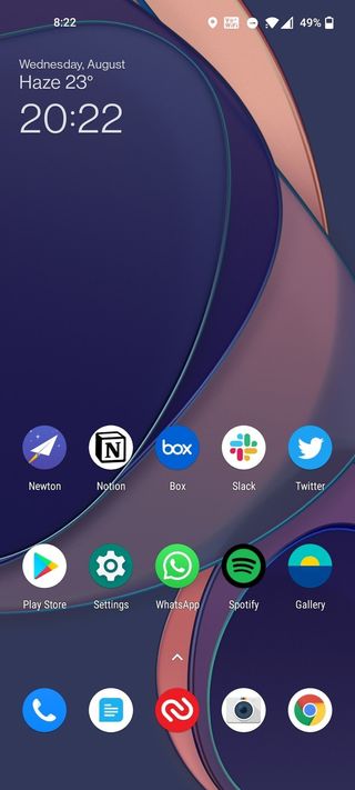 OxygenOS 11 home screen