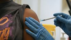 Patient receives injection