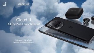 An image of the OnePlus 11, OnePlus Pad, and OnePlus Buds Pro 2