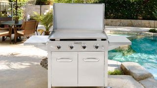 Nexgrill 4?Burner Propane Gas Grill with Griddle Top 720-0786A