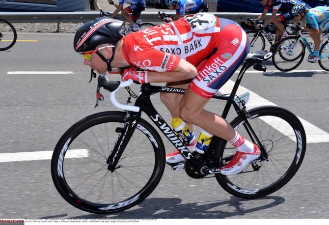Michael Morkov (Tinkoff-Saxo) getting his tuck on