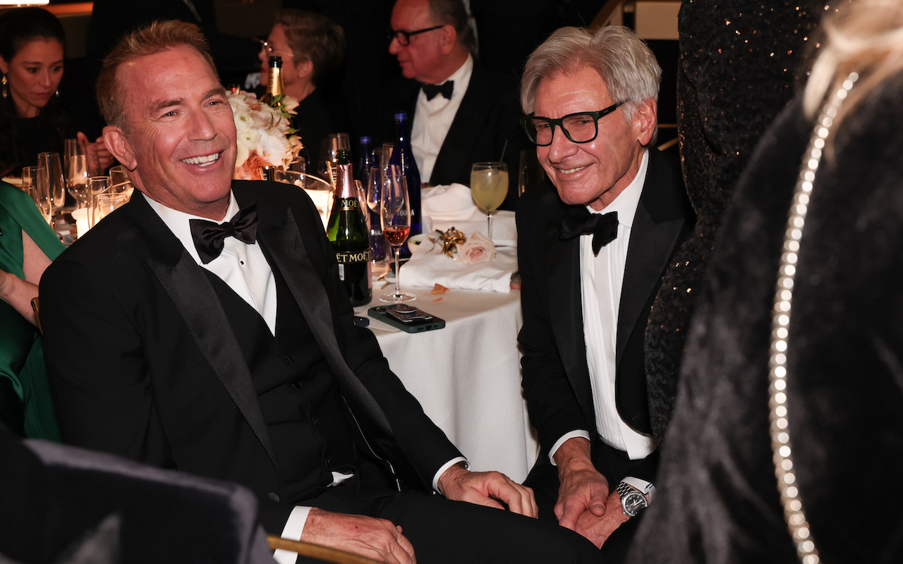 'Two Legends': Kevin Costner And Harrison Ford Chatted It Up At The ...