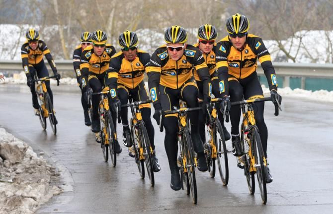 Some of the riders looked happier than others