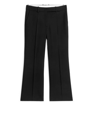 Cropped Wool Trousers