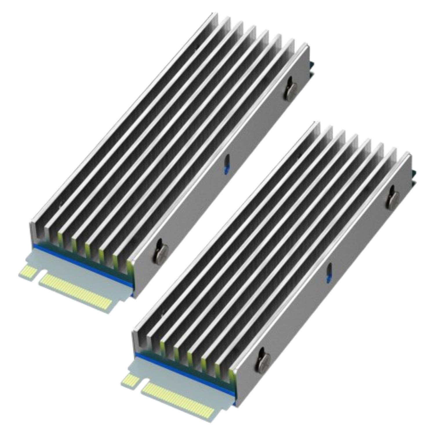 Image of a set of Glotrends PS5 heatsinks, with a white background.