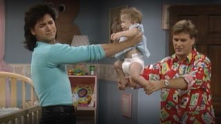 John Stamos and Dave Coulier on Full House
