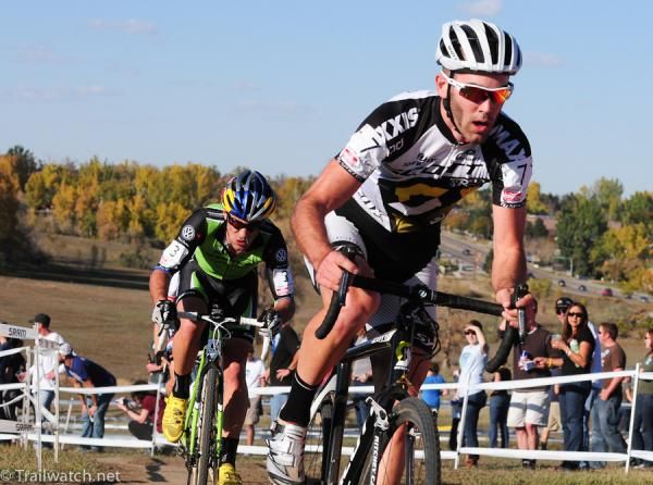 Geoff Kabush (3Rox Racing) was battling for the win today