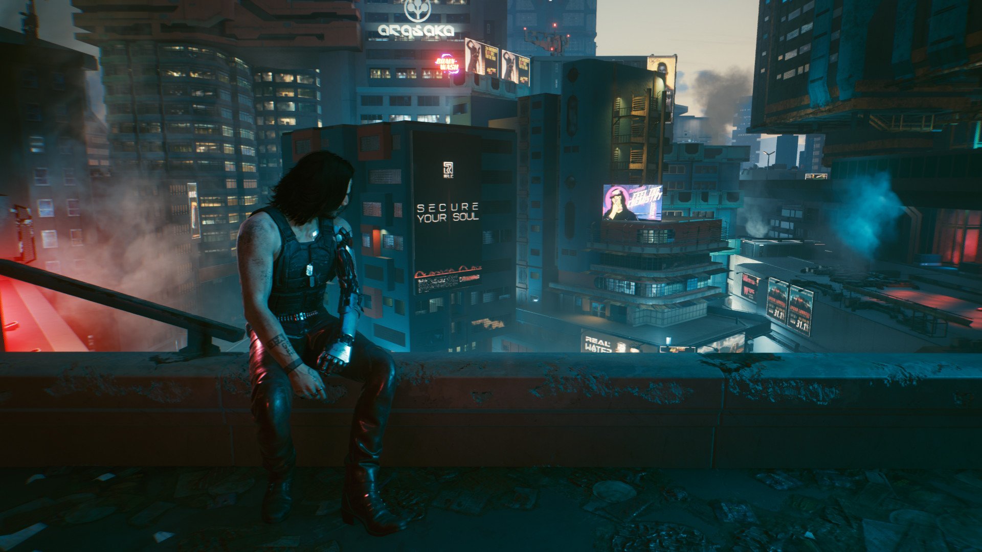 cyberpunk, 4K, video games, NightCity, Cyberpunk 2077, night HD