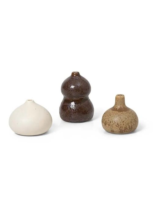 Komo Mini Vases, Set of 3