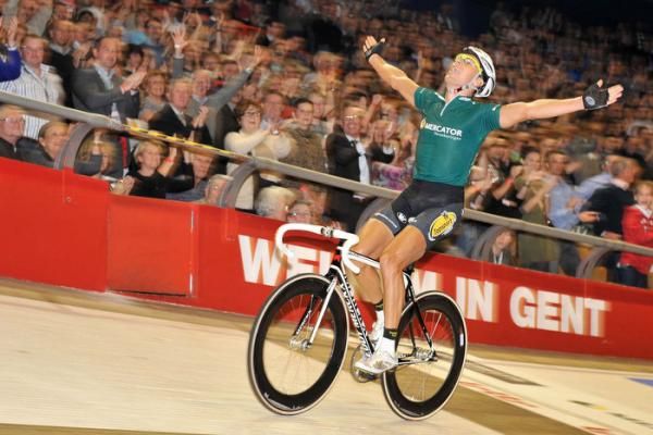 A jubilant Kenny De Ketele