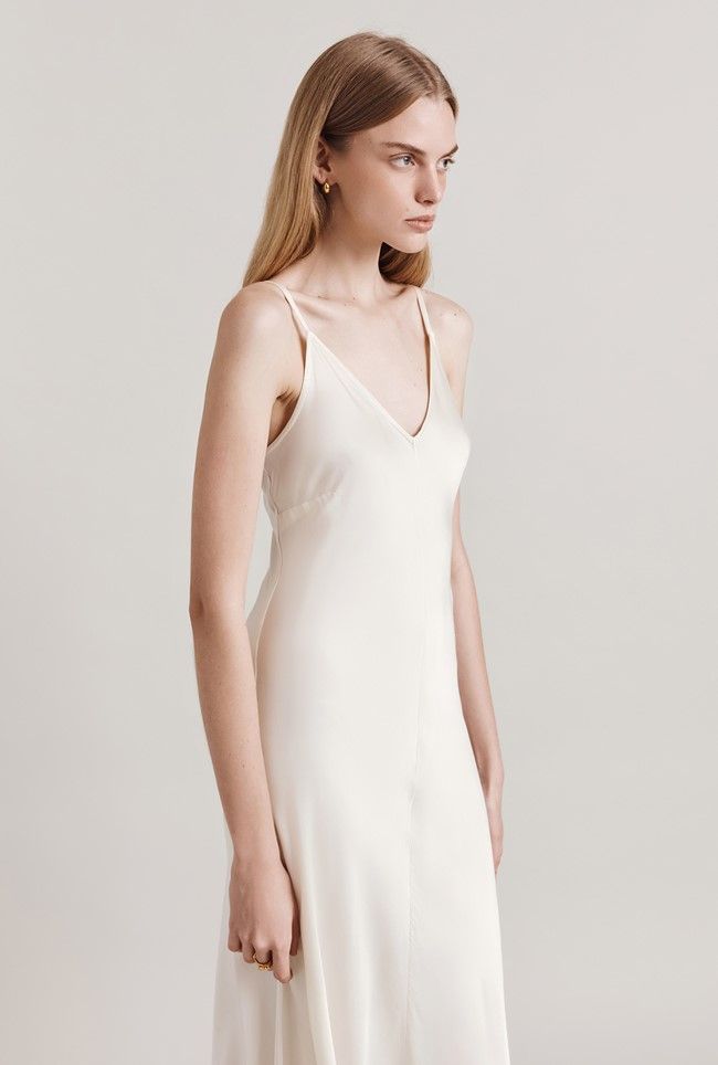 Eden Satin Maxi Slip Dress