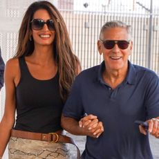 George and Amal Clooney depart Venice in effortless style following the 83rd Venice International Film Festival.