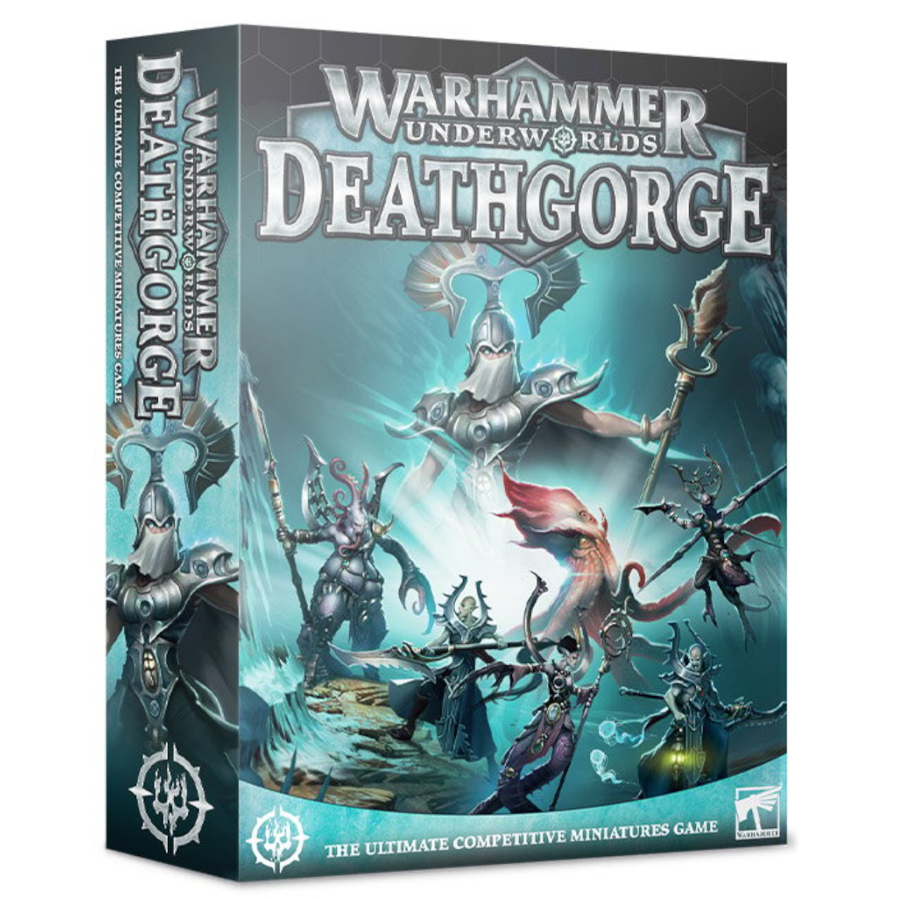 Warhammer Underworlds: Pudełko Deathgorge na gładkim tle