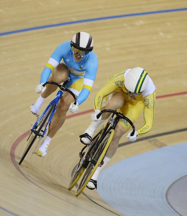 Anna Meares (Australia) and Lyubov Shulika (Ukraine)