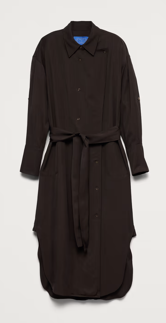 Banana Republic, Banana Republic X La Ligne the Viscose Midi Shirt Dress