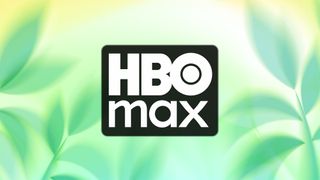 HBO Max logo on green leaf background