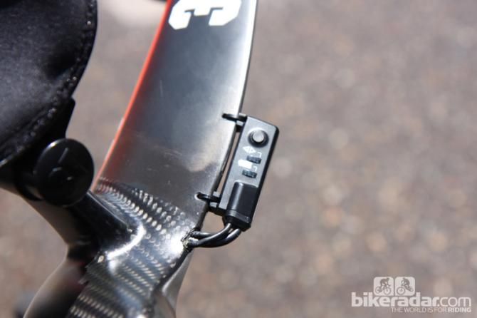 You won't find this Di2 configuration on a stock bike