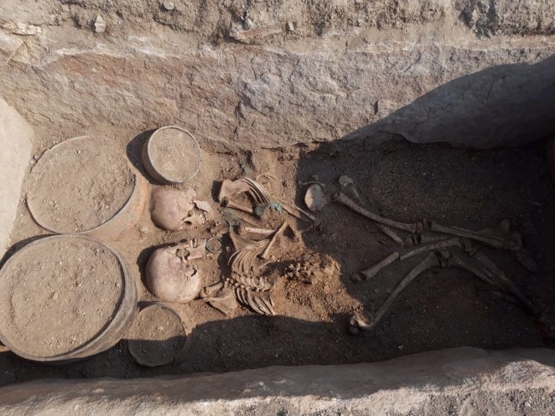 The bodies of a young man and woman, possibly in their teens, have been found buried facing each other in a cemetery that dates back about 4,000 years in Kazakhstan. It&#039;s possible they were a couple in a romantic relationship. 