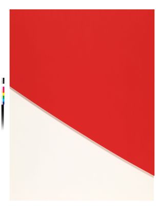 Ellsworth Kelly, Red Curve in Relief, 2009