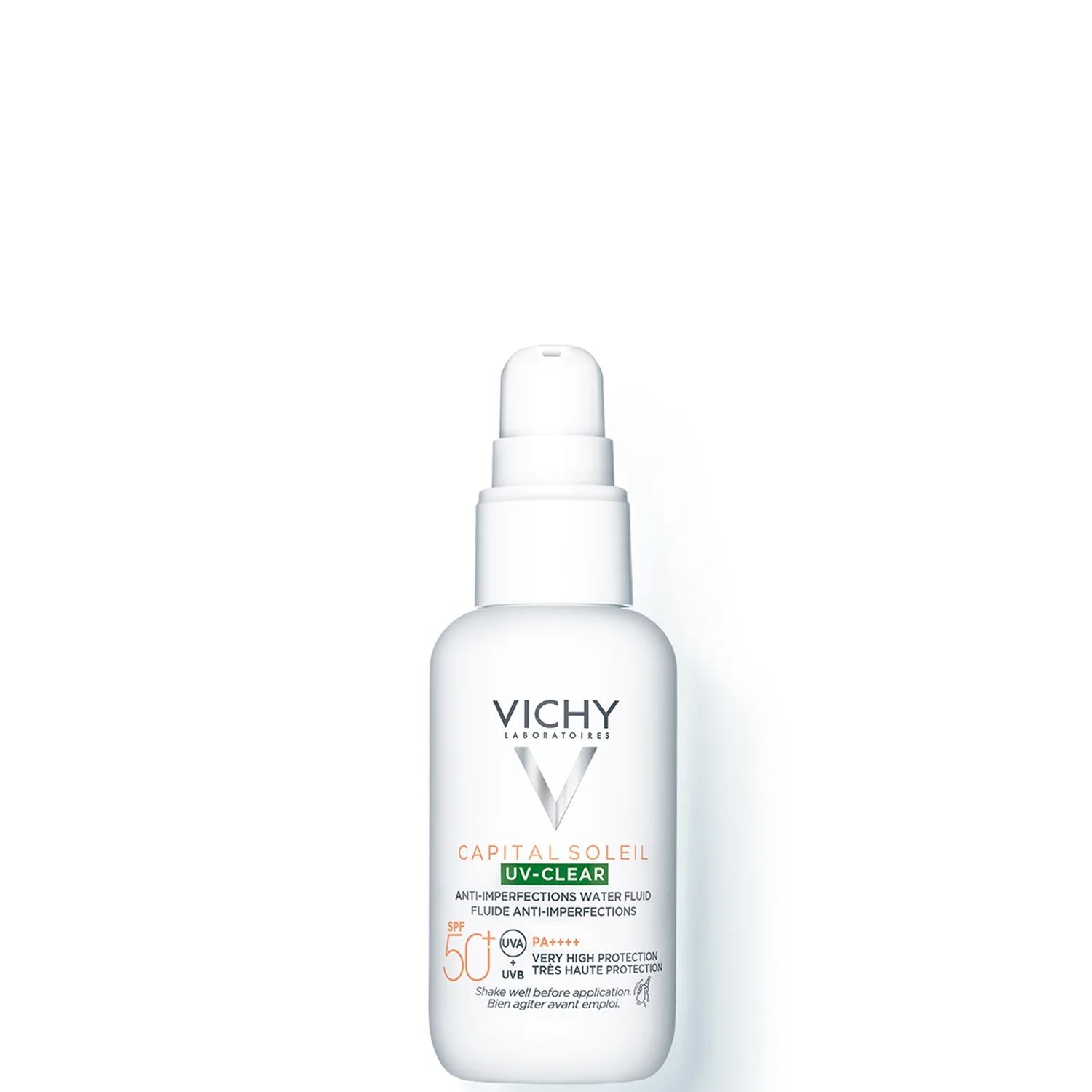 Vichy Capital Soleil Uv-Clear Daily Sun Protection Spf50+ With Salicylic Acid for Blemish-Prone Skin 40ml