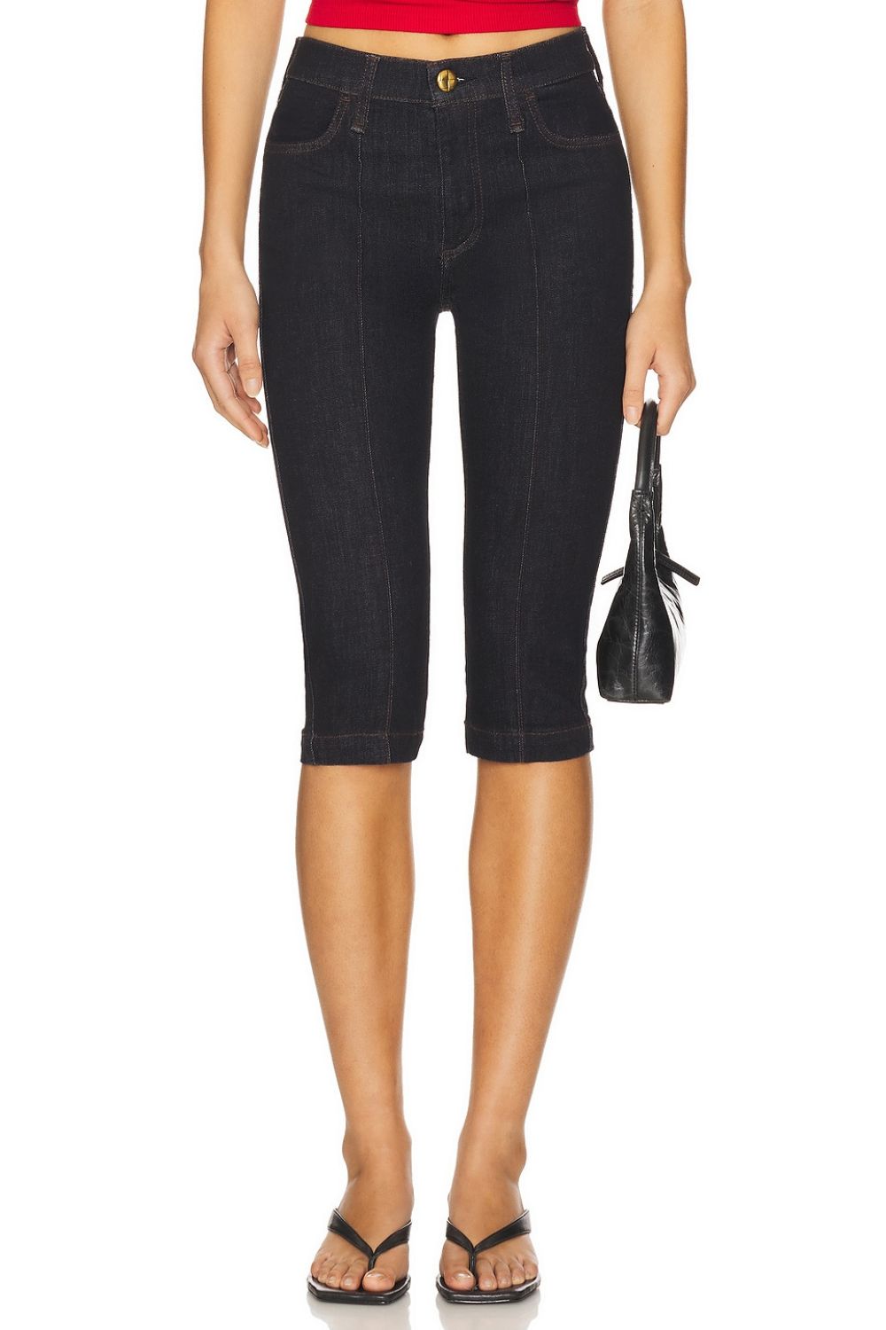 Rag & Bone Flexi Kit Mid Rise Capri Jeans